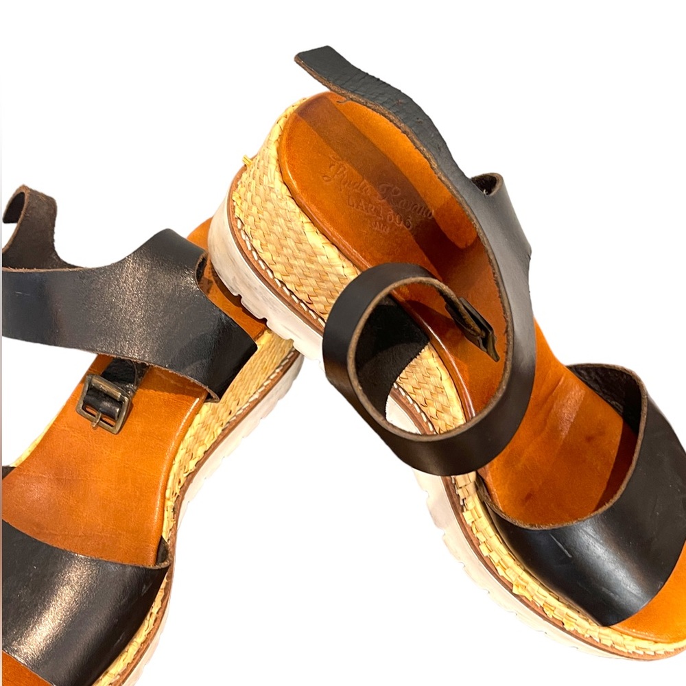 Linda Ravano Carolina Wedge Sandal 8